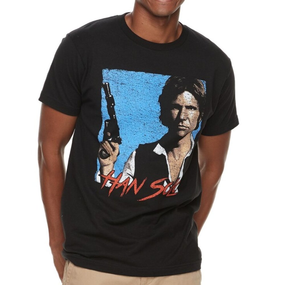 New! Star Wars Han Solo Harrison Ford T-Shirt S M L XL